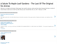 Tablet Screenshot of mapleleafgardens.blogspot.com