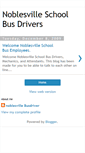 Mobile Screenshot of noblesvillebusdriver.blogspot.com