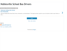 Tablet Screenshot of noblesvillebusdriver.blogspot.com