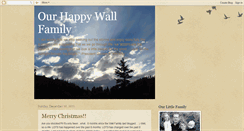 Desktop Screenshot of happywallfamily.blogspot.com