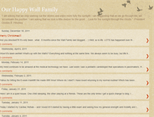 Tablet Screenshot of happywallfamily.blogspot.com