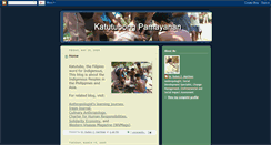 Desktop Screenshot of katutubo.blogspot.com