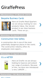 Mobile Screenshot of giraffepress.blogspot.com