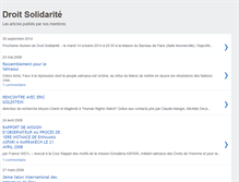 Tablet Screenshot of droitsolidarite.blogspot.com