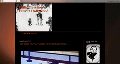 Desktop Screenshot of felixinhollywood.blogspot.com