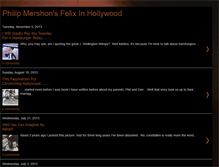Tablet Screenshot of felixinhollywood.blogspot.com