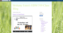 Desktop Screenshot of estesbrittanyedm310.blogspot.com