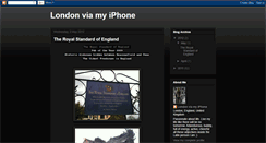 Desktop Screenshot of londonviamyiphone.blogspot.com