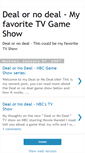 Mobile Screenshot of dealornodealonline.blogspot.com