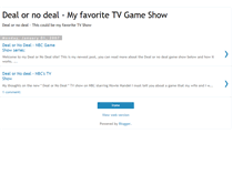 Tablet Screenshot of dealornodealonline.blogspot.com