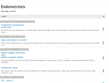 Tablet Screenshot of endometriozisportal.blogspot.com