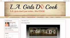 Desktop Screenshot of lagirlsdocook.blogspot.com