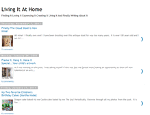 Tablet Screenshot of liveitathome.blogspot.com