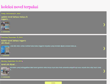Tablet Screenshot of koleksi-novel--terpakai.blogspot.com