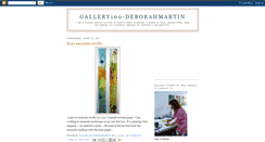 Desktop Screenshot of gallery100-deborahmartin.blogspot.com