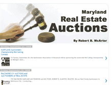 Tablet Screenshot of aboutrealestateauctions.blogspot.com