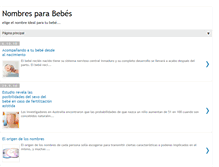 Tablet Screenshot of nombres-parabebes.blogspot.com