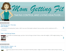 Tablet Screenshot of mom-getting-fit.blogspot.com