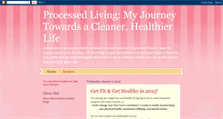 Desktop Screenshot of processedliving.blogspot.com