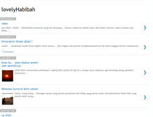 Tablet Screenshot of lovelyhabibah.blogspot.com