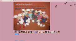 Desktop Screenshot of heidishobbys.blogspot.com