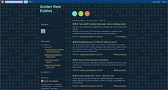 Desktop Screenshot of goldenviewestates.blogspot.com