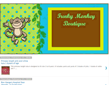 Tablet Screenshot of funkymonkeyboutique2010.blogspot.com