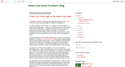 Desktop Screenshot of italianclubdallas.blogspot.com