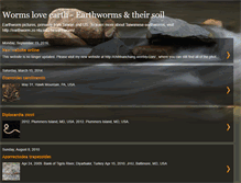 Tablet Screenshot of earthworm-oligochaete.blogspot.com