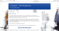Desktop Screenshot of cougaranonymous.blogspot.com