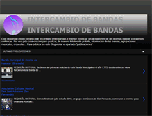 Tablet Screenshot of intercambiodebandas.blogspot.com