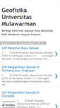 Mobile Screenshot of geofisika-unmul.blogspot.com