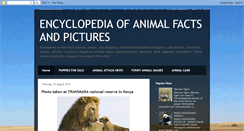 Desktop Screenshot of animalfacts-pictures.blogspot.com