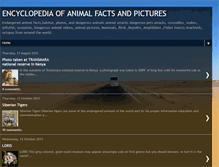 Tablet Screenshot of animalfacts-pictures.blogspot.com