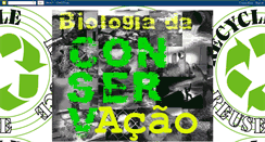 Desktop Screenshot of biologiadaconservao.blogspot.com