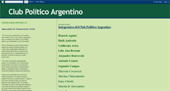 Desktop Screenshot of clubpoliticoargentinointegrantes.blogspot.com