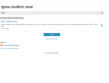 Tablet Screenshot of ignoustudentzone.blogspot.com