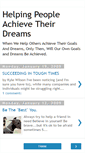 Mobile Screenshot of helpingpeopleachievetheirdreams.blogspot.com
