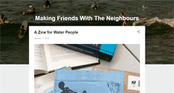 Desktop Screenshot of makingfriendswiththeneighbours.blogspot.com