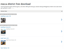 Tablet Screenshot of moccadistrict.blogspot.com