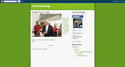 Desktop Screenshot of irishexchange-joe.blogspot.com