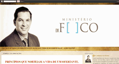 Desktop Screenshot of ministerioemfoco.blogspot.com