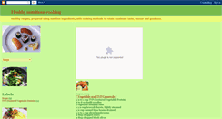 Desktop Screenshot of healthy-nutritious-recipes.blogspot.com