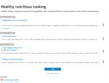 Tablet Screenshot of healthy-nutritious-recipes.blogspot.com