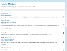 Tablet Screenshot of poetry-markup.blogspot.com