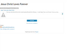 Tablet Screenshot of jesuschristlovesforevermx.blogspot.com
