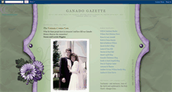 Desktop Screenshot of ganadogazette.blogspot.com