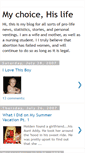 Mobile Screenshot of mychoice-hislife.blogspot.com