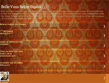 Tablet Screenshot of bellevoussalonstudio.blogspot.com