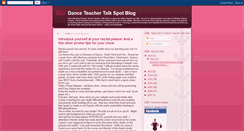 Desktop Screenshot of instructdance.blogspot.com